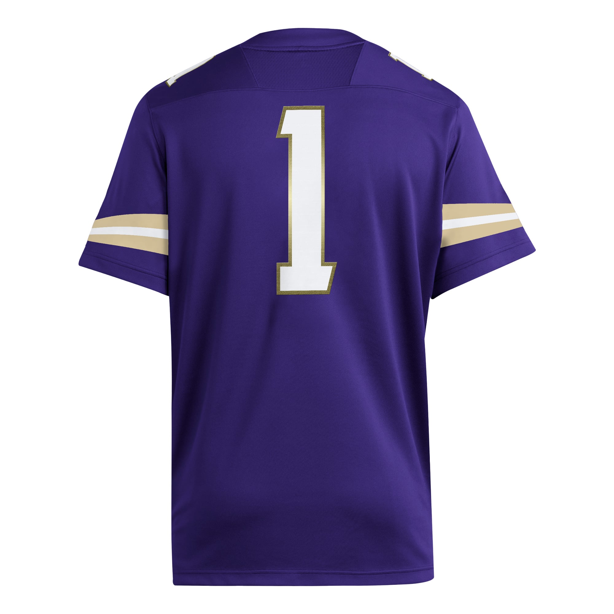 #1 Washington Huskies Jersey Purple - back view