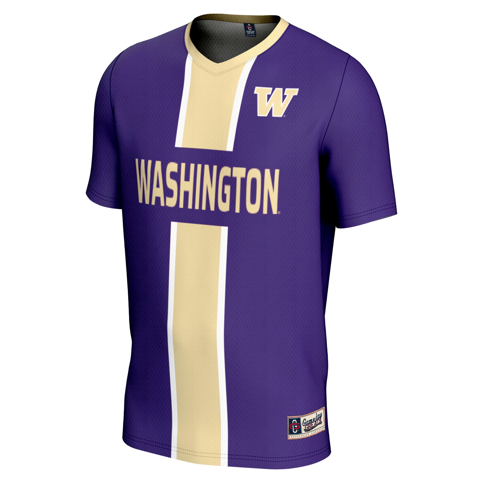 Washington Huskies Unisex Lightweight Soccer Jersey Purple - front view