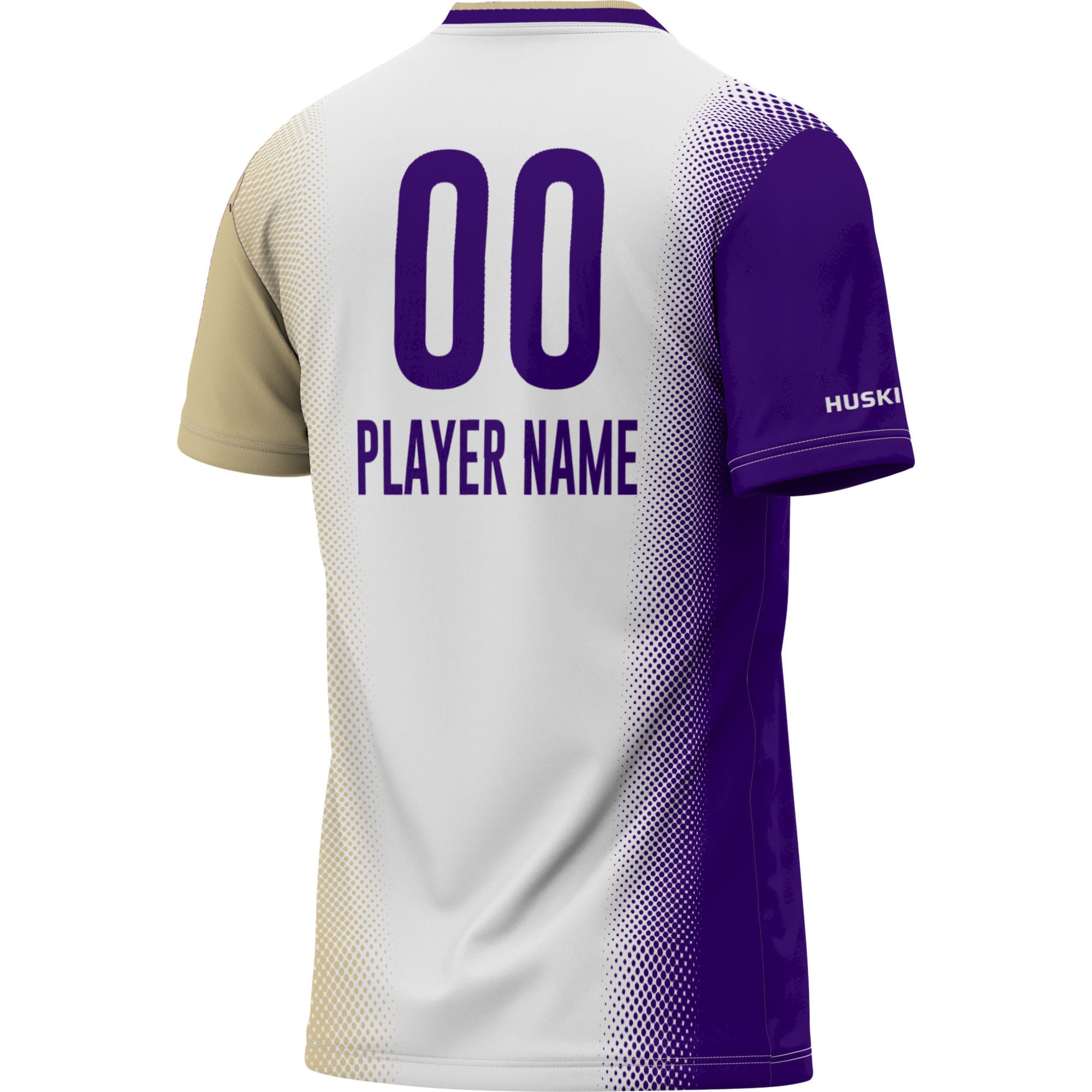 Washington Huskies Unisex Lightweight Women's Soccer Jersey White - back view