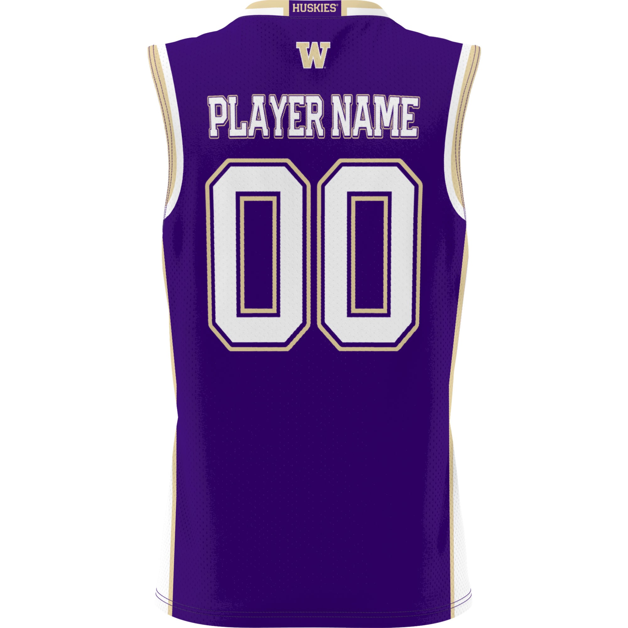 Washington Huskies Youth Lightweight Women's Basketball Jersey Purple - back view