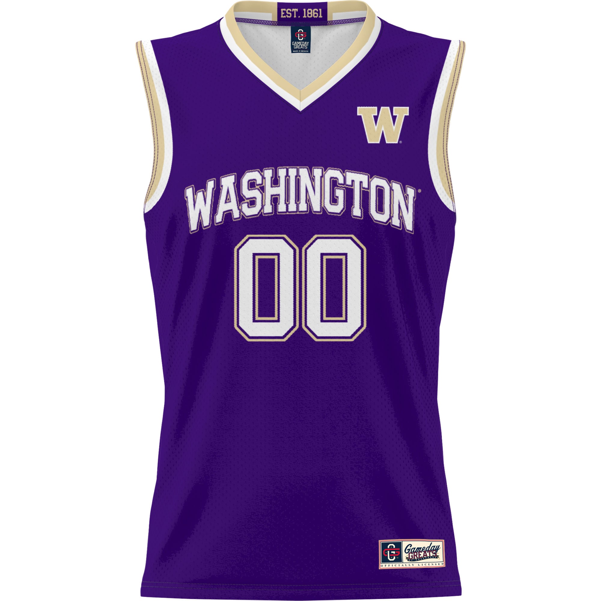 Washington Huskies Youth Lightweight Women's Basketball Jersey Purple - front view