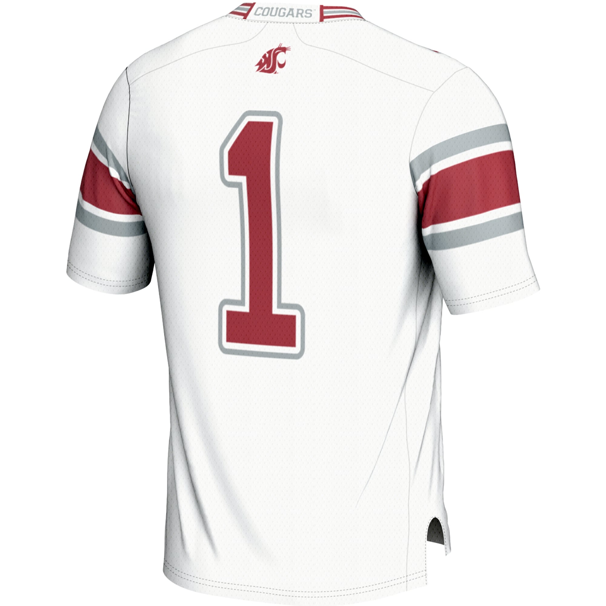 #1 Washington State Cougars Endzone Football Jersey White - detail view 1