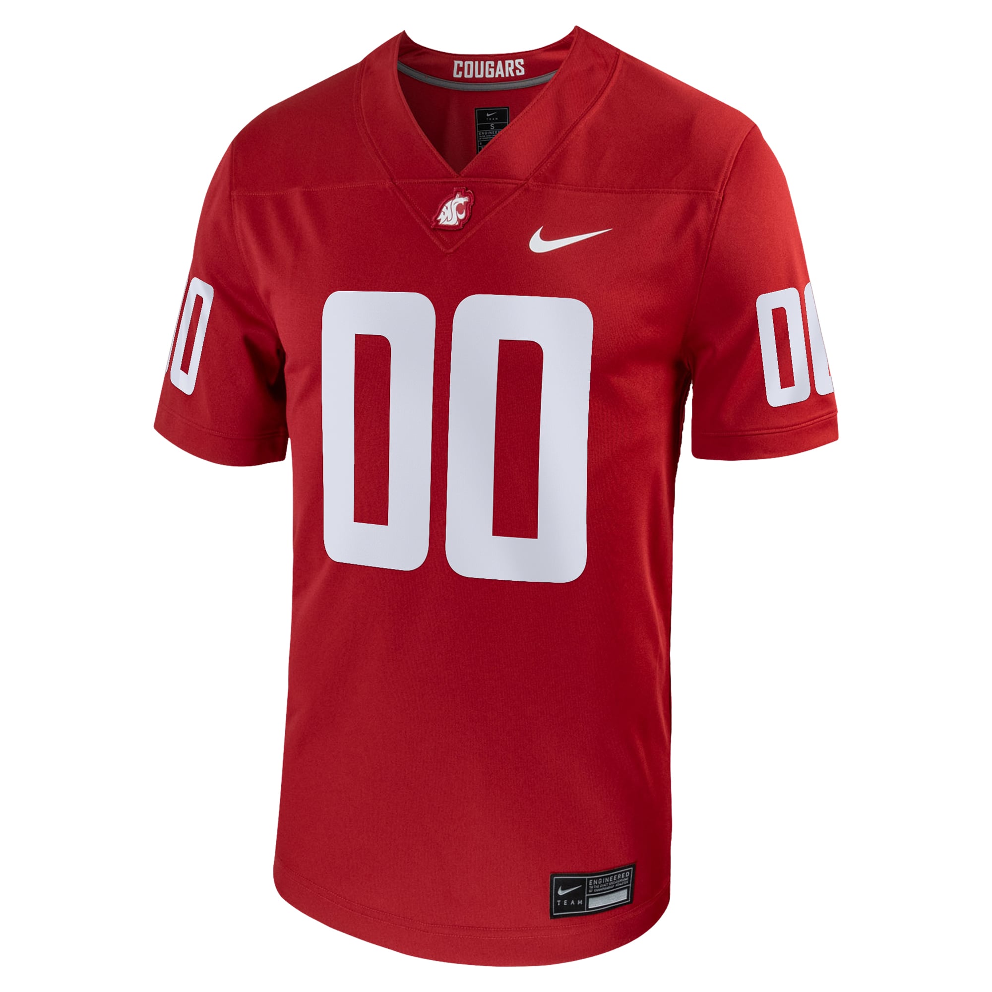 Washington State Cougars Football Jersey Crimson - front view