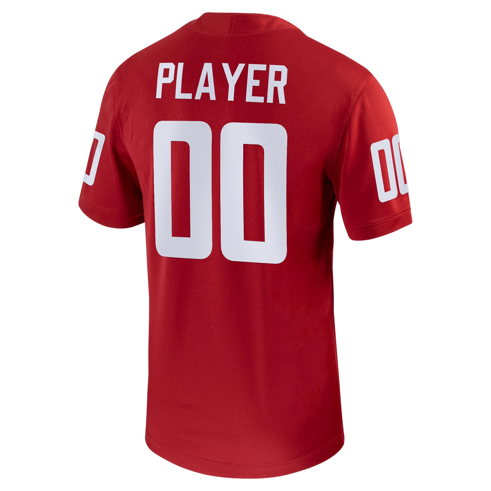 Washington State Cougars Football Jersey Crimson - back view
