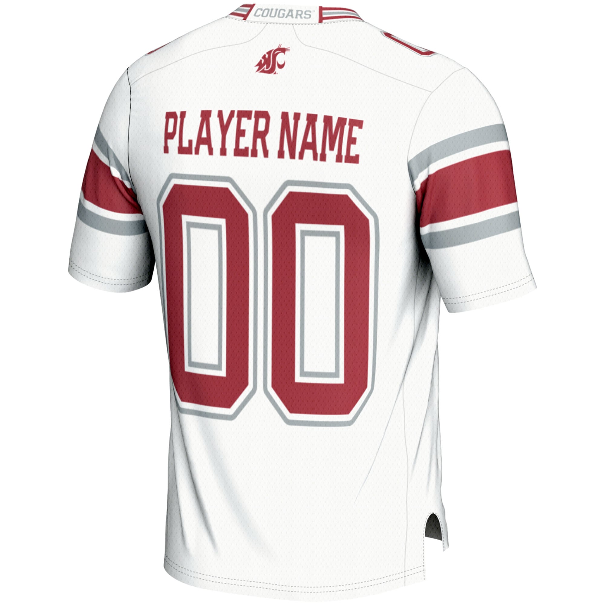 Washington State Cougars Football Jersey White - back view