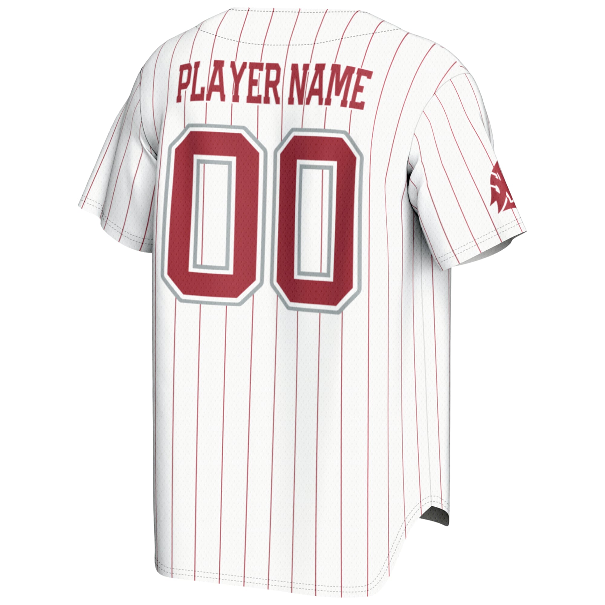 Washington State Cougars Lightweight Baseball Jersey White - back view