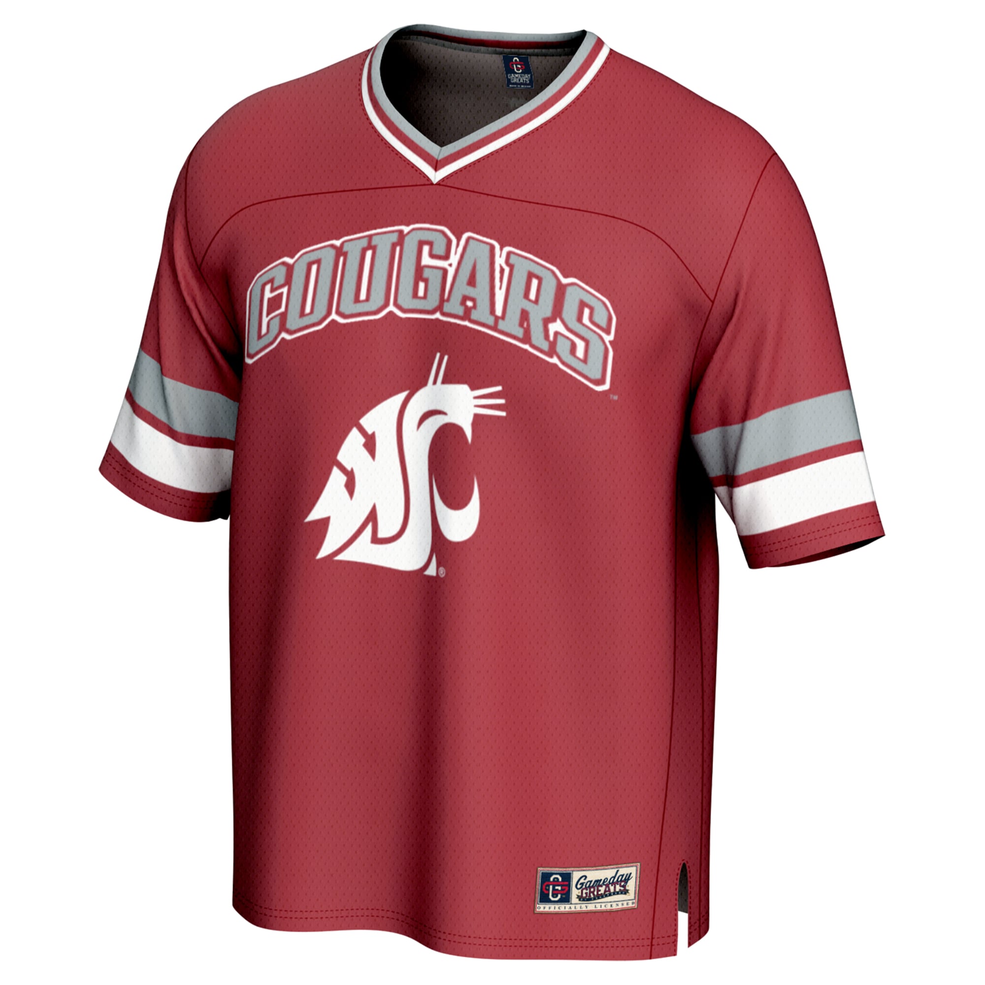 Washington State Cougars Spirit Football Jersey Crimson - front view