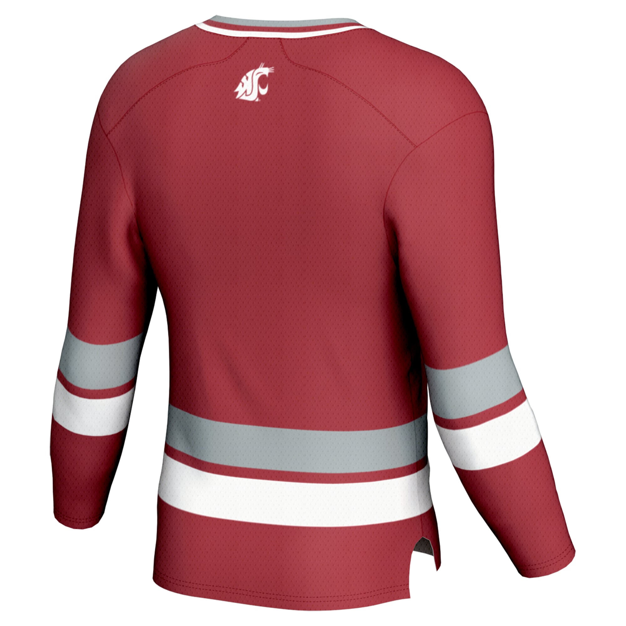 Washington State Cougars Spirit Hockey Jersey Crimson - back view