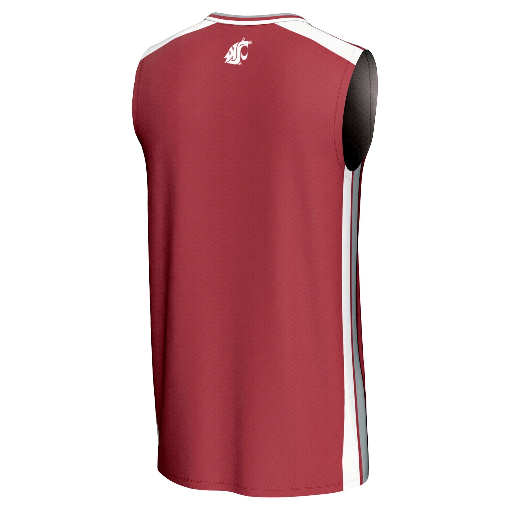 Washington State Cougars Youth Spirit Basketball Jersey Crimson - back view