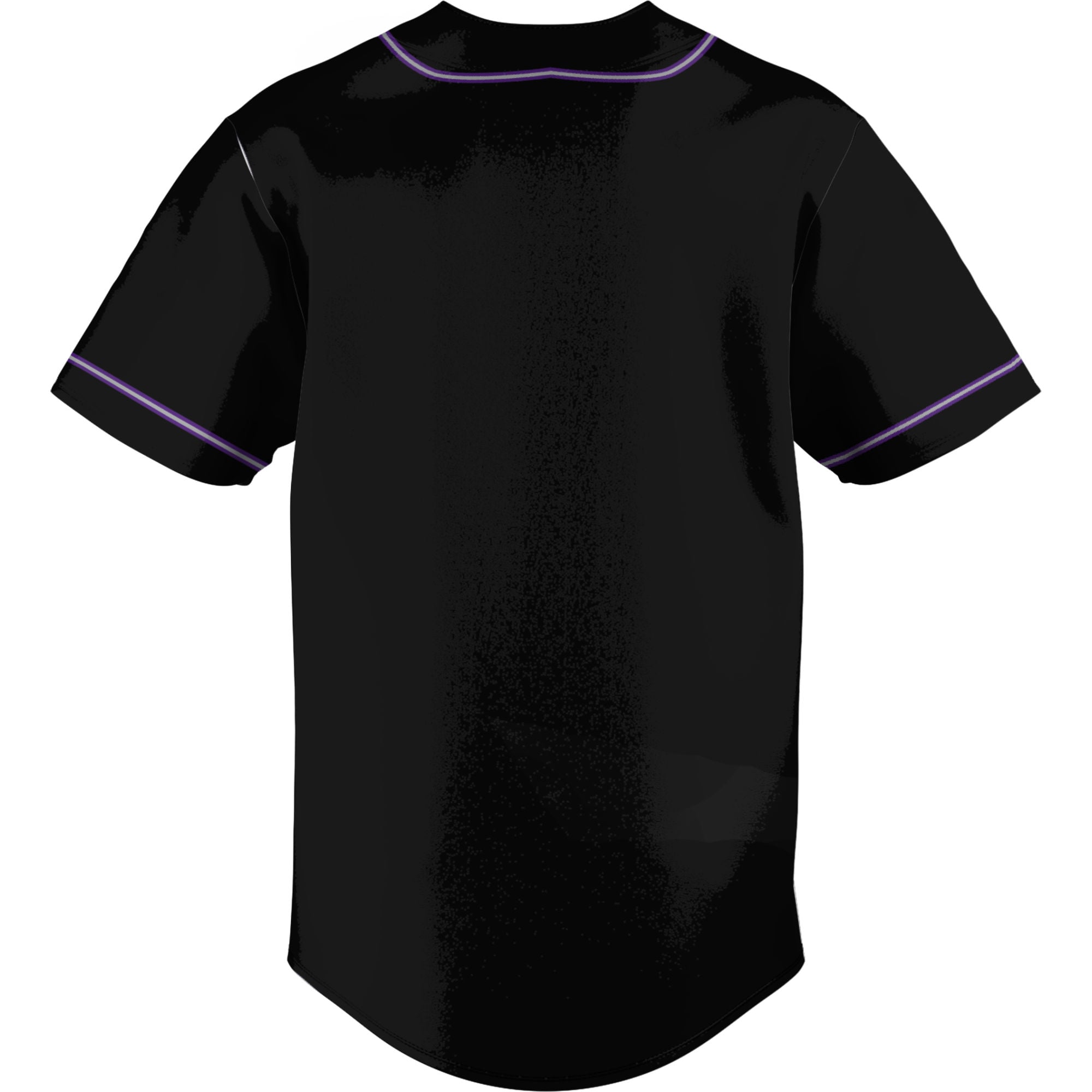 Weber State Wildcats Lightweight Baseball Jersey Purple - back view