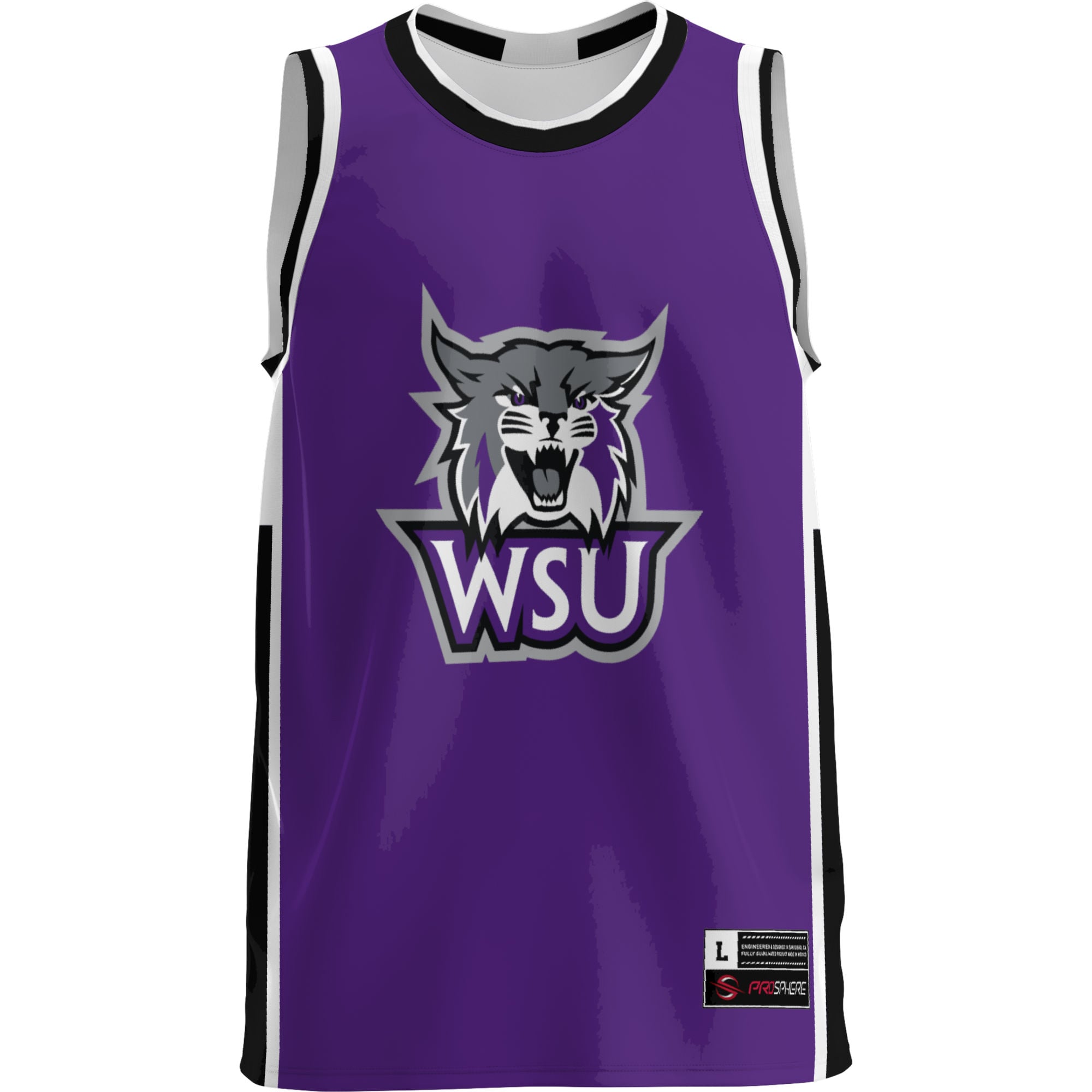 Weber State Wildcats Lightweight Basketball Jersey Purple - front view