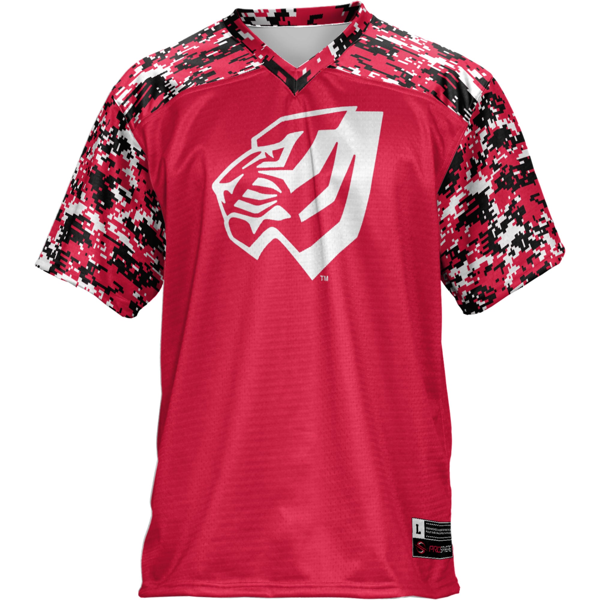West Alabama Tigers Football Jersey Red - front view