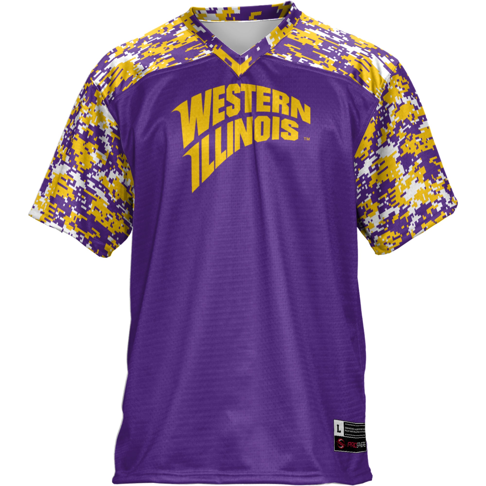 Western Illinois Leathernecks Football Jersey Purple - front view
