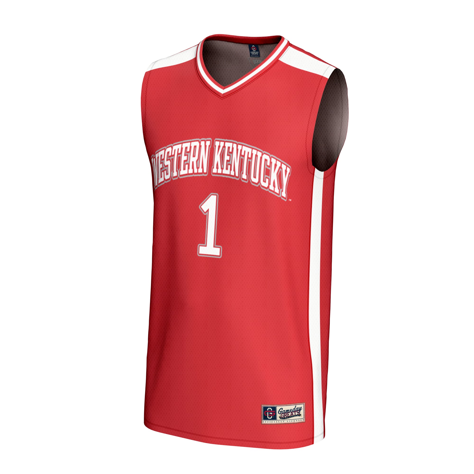 #1 Western Kentucky Hilltoppers Unisex Lightweight Collegiate Basketball Fashion - front view