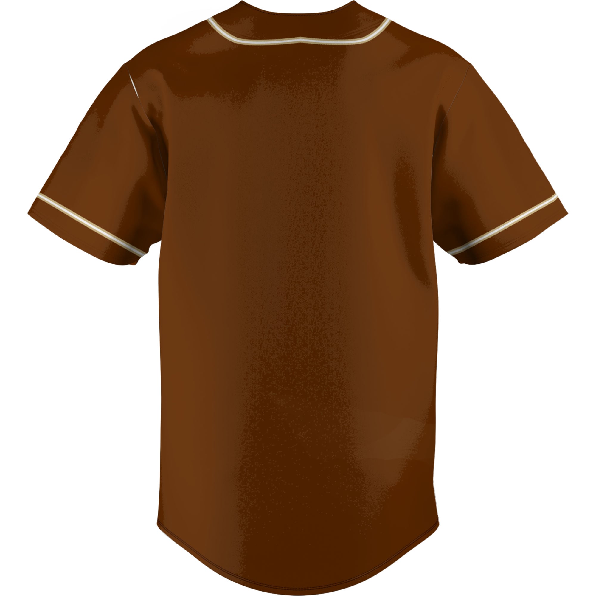 Western Michigan Broncos Lightweight Baseball Jersey Brown - back view
