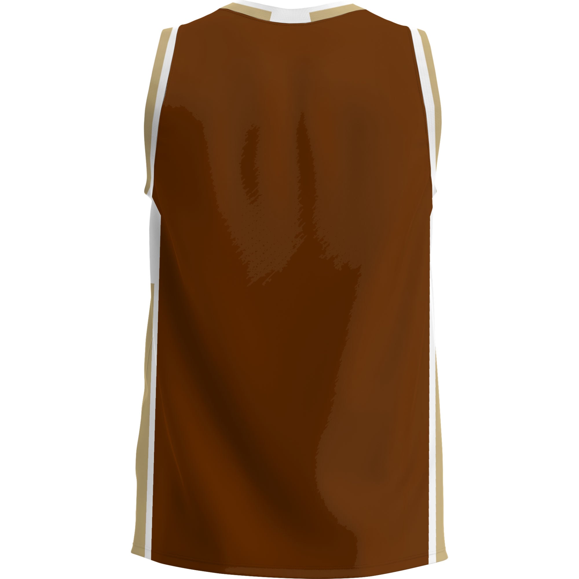 Western Michigan Broncos Lightweight Basketball Jersey Brown - back view