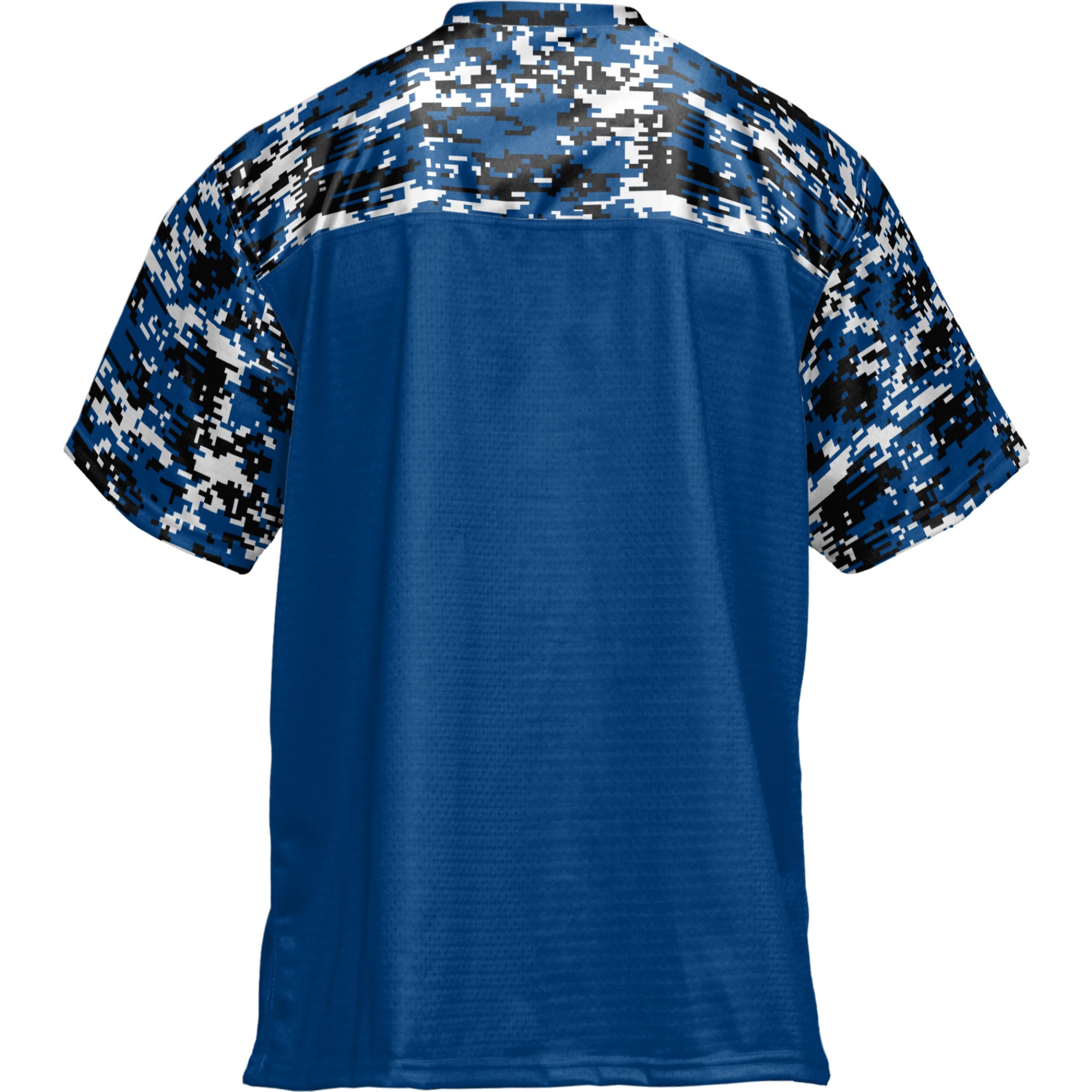 Westfield State Owls Football Jersey Blue - back view
