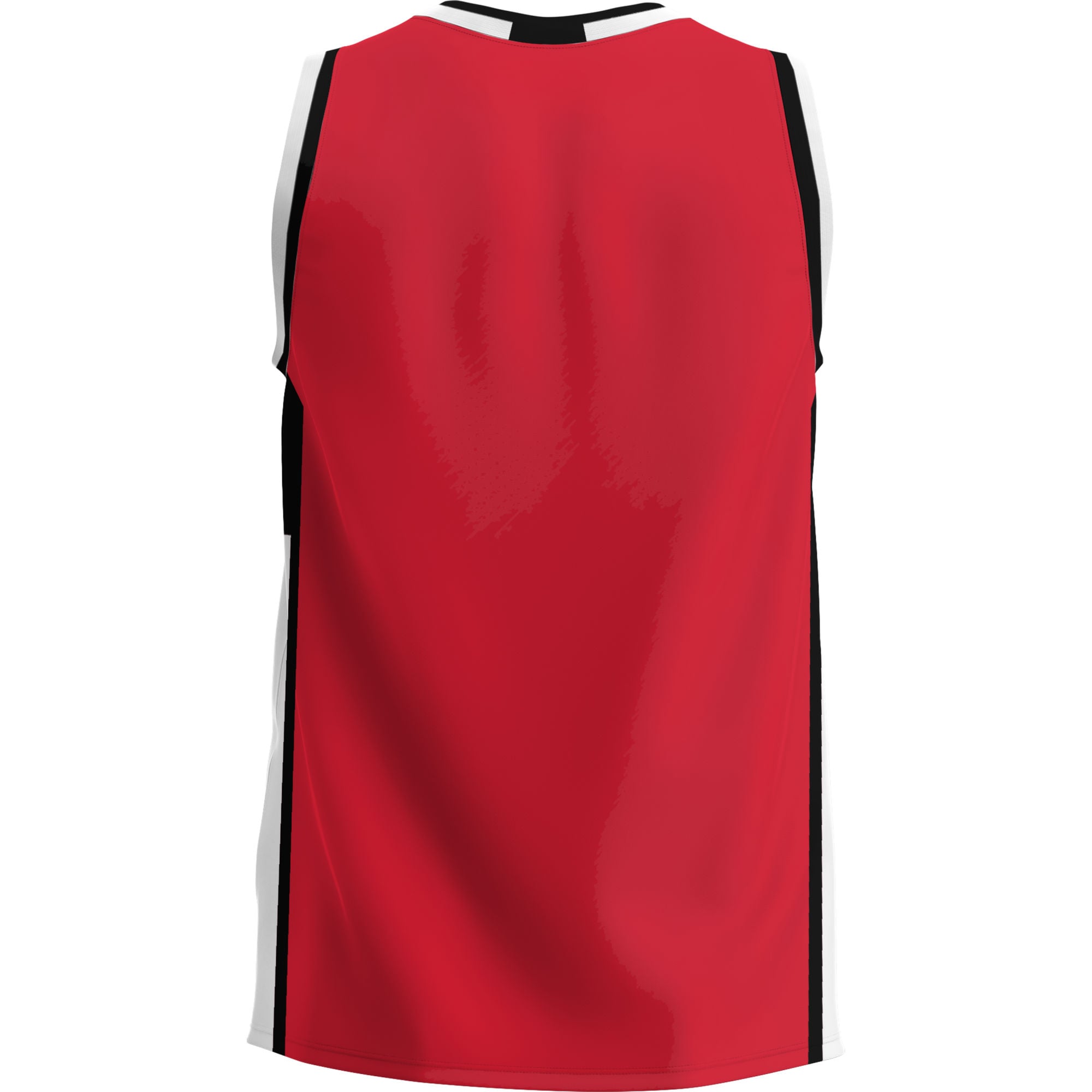 Winston-Salem State Rams Lightweight Basketball Jersey Red - back view