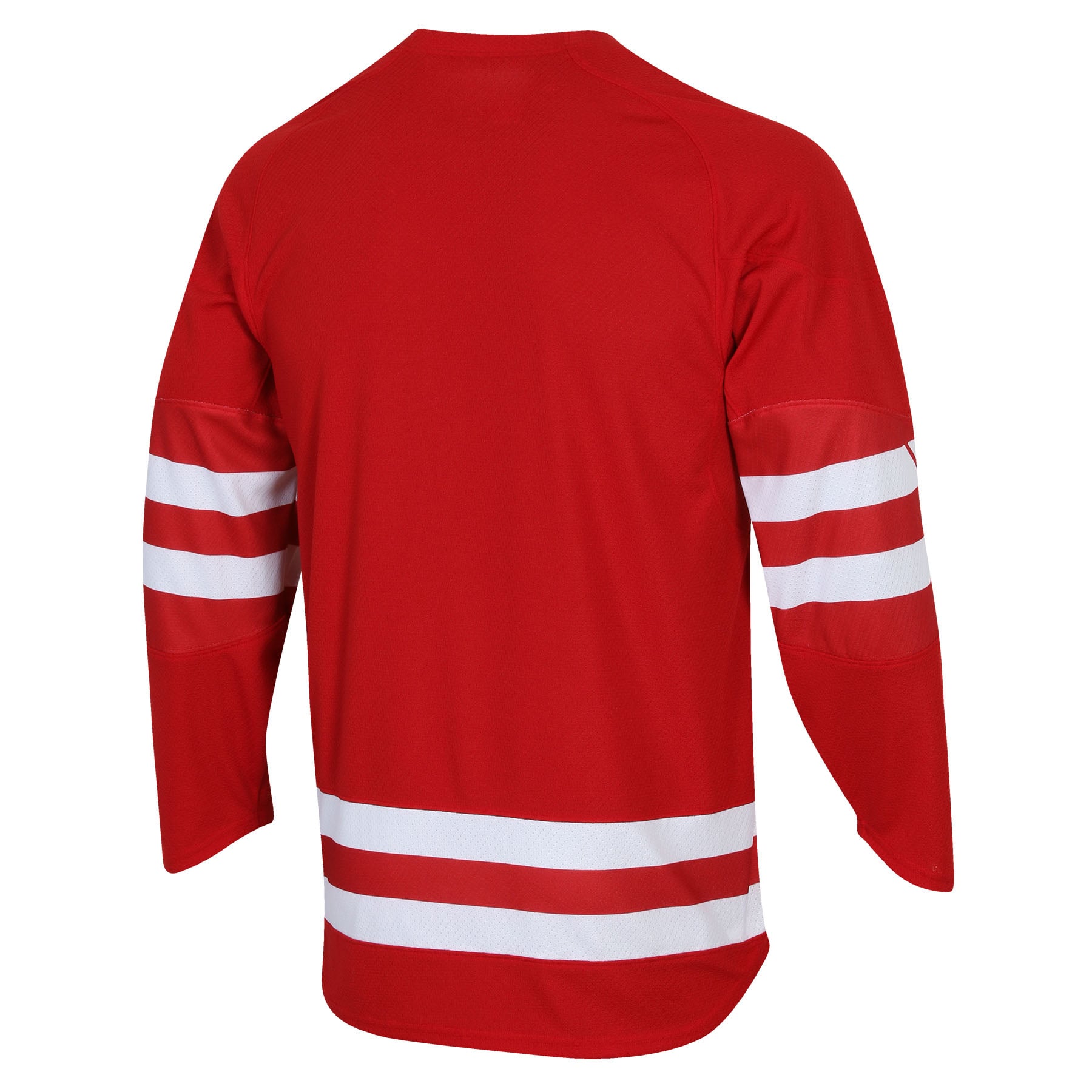Wisconsin Badgers Hockey Jersey Red - back view