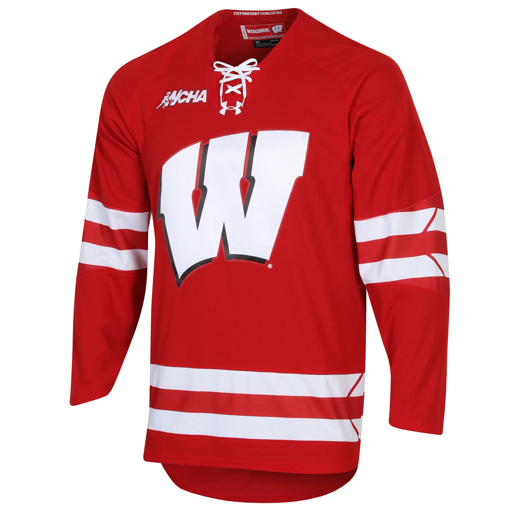 Wisconsin Badgers Hockey Jersey Red - front view