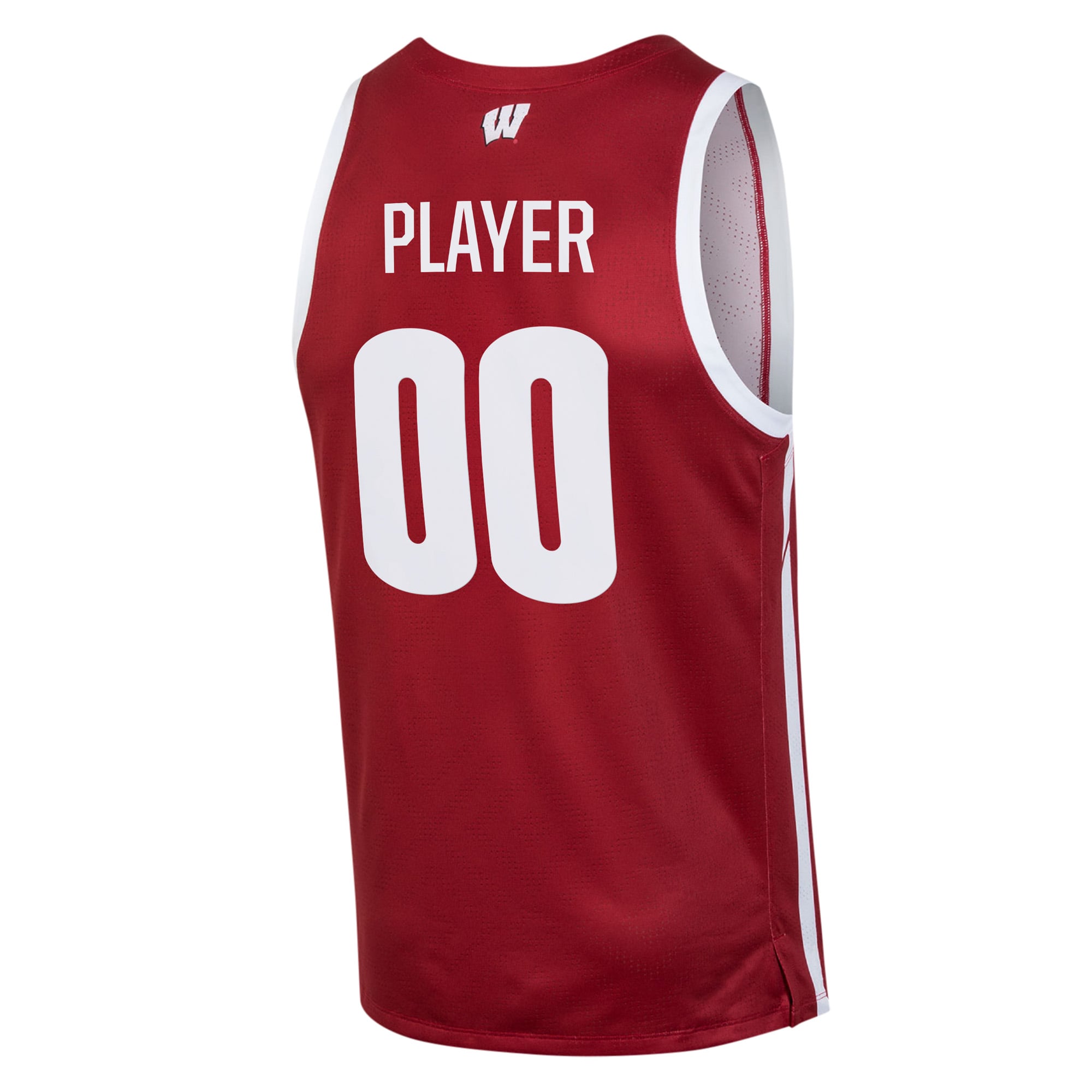 Wisconsin Badgers Men's Basketball Jersey Red - back view