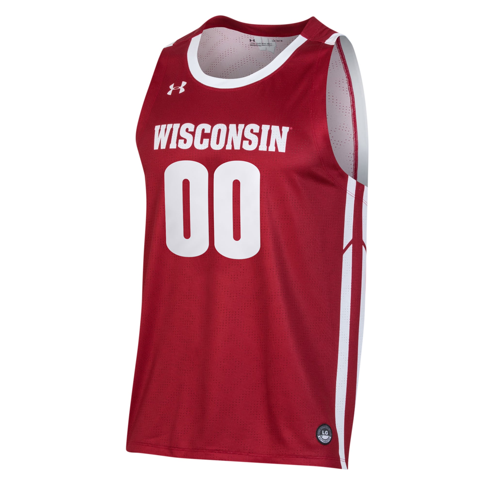 Wisconsin Badgers Men's Basketball Jersey Red - front view