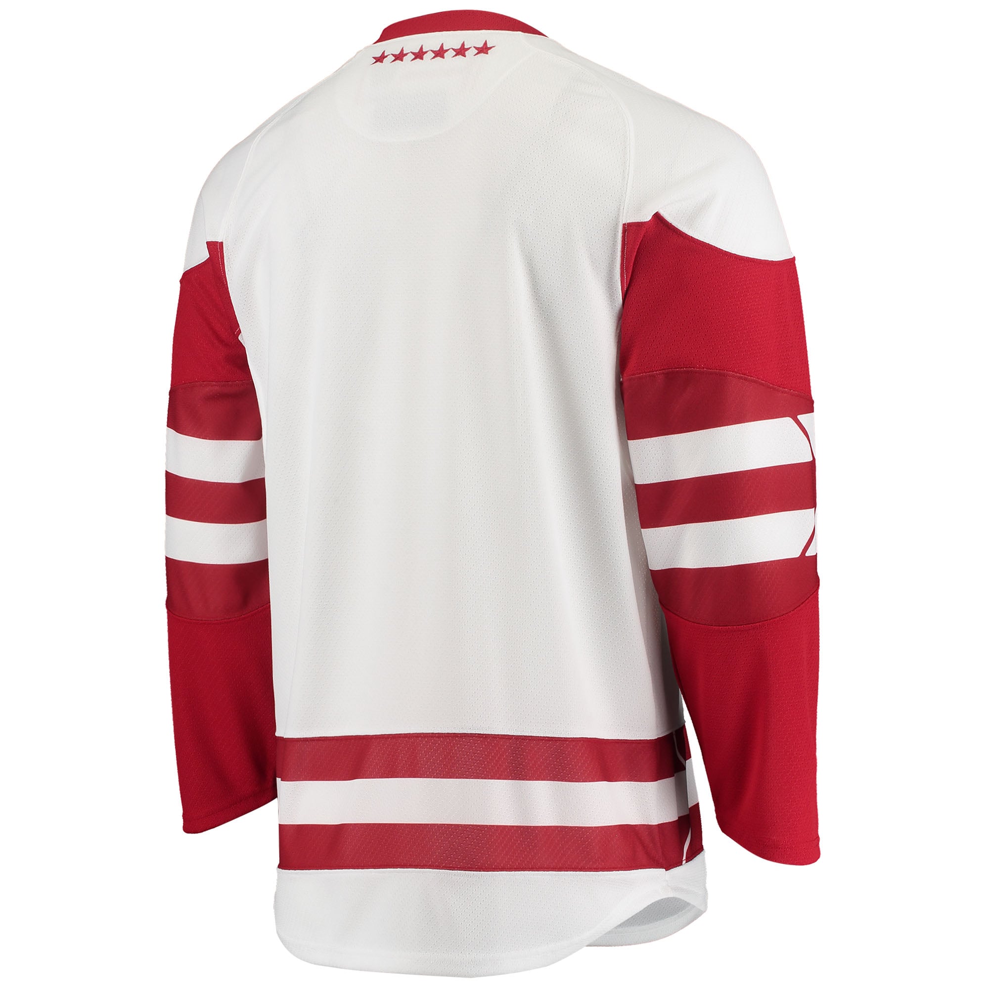 Wisconsin Badgers UA Hockey Jersey White - back view