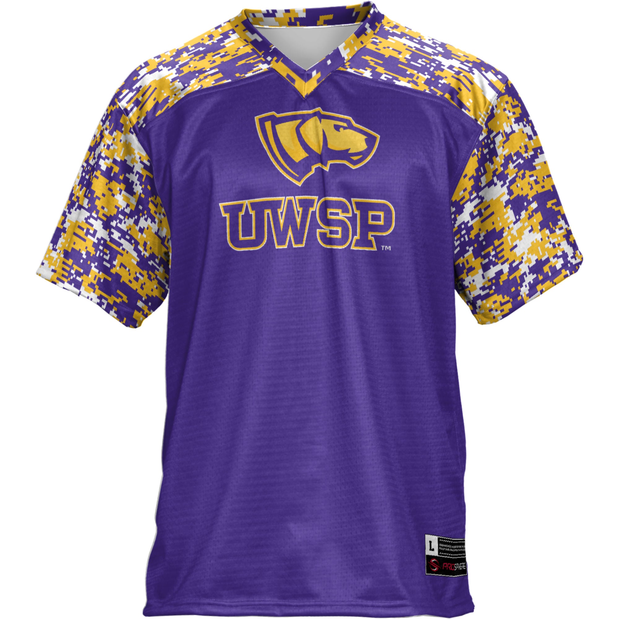 Wisconsin-Stevens Point Pointers Football Jersey Purple - front view