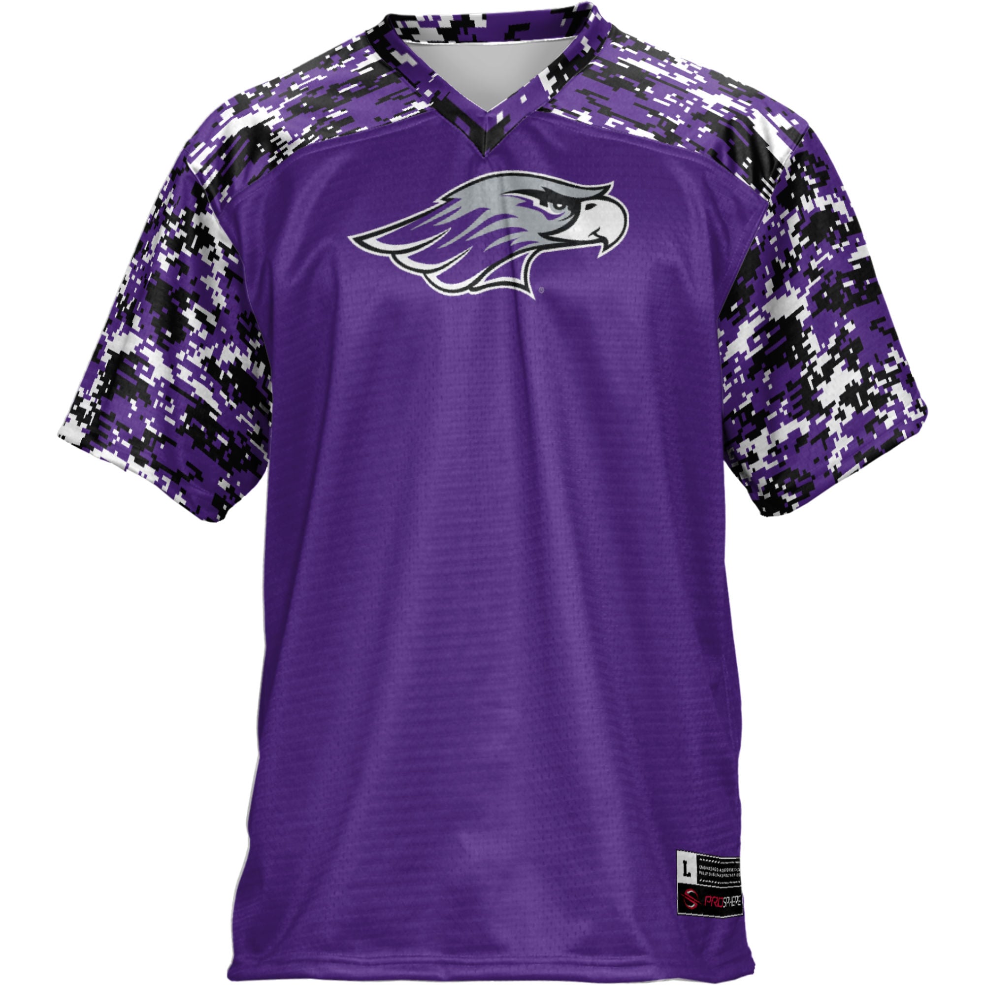 Wisconsin-Whitewater Warhawks Football Jersey Purple - front view