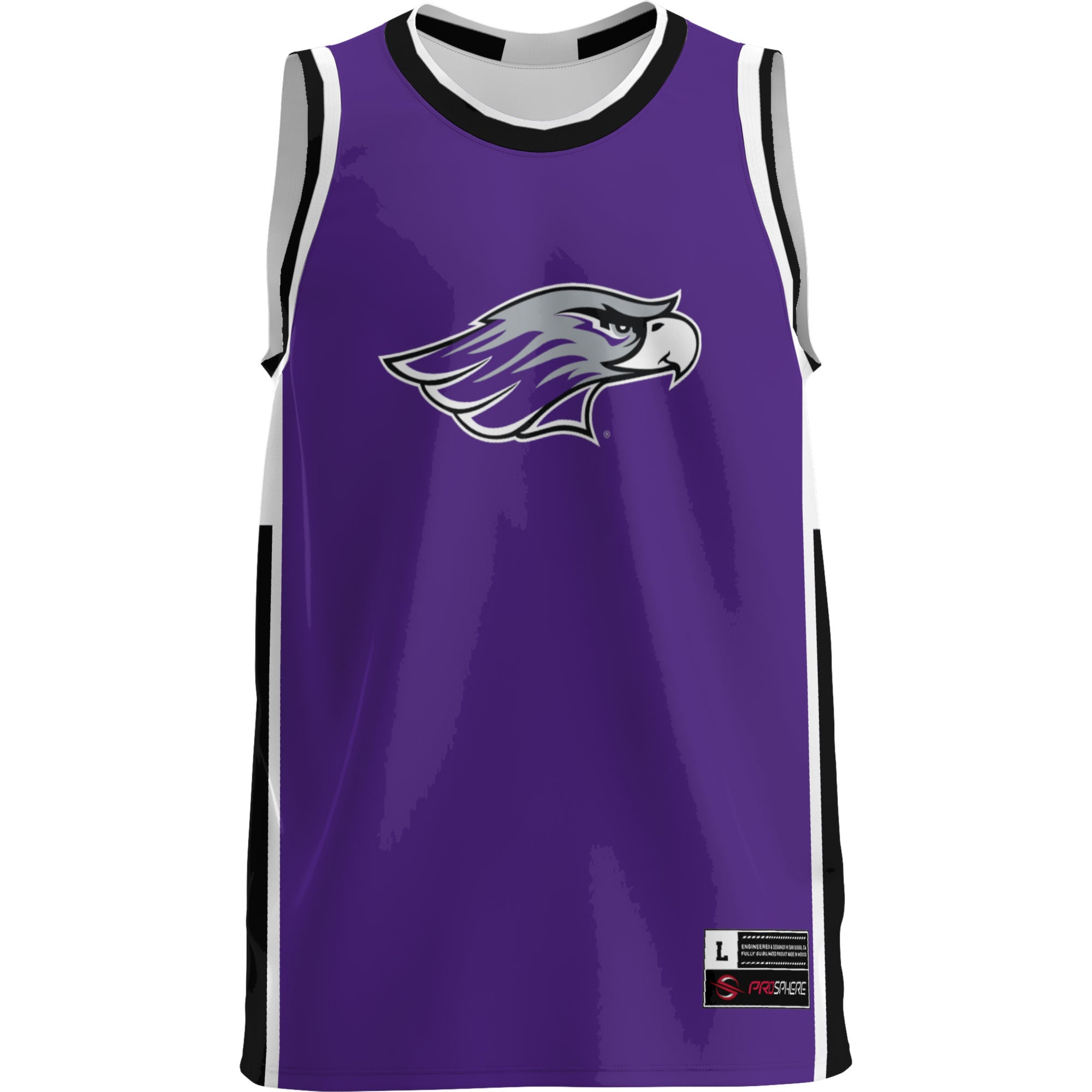 Wisconsin-Whitewater Warhawks Lightweight Basketball Jersey Purple - front view