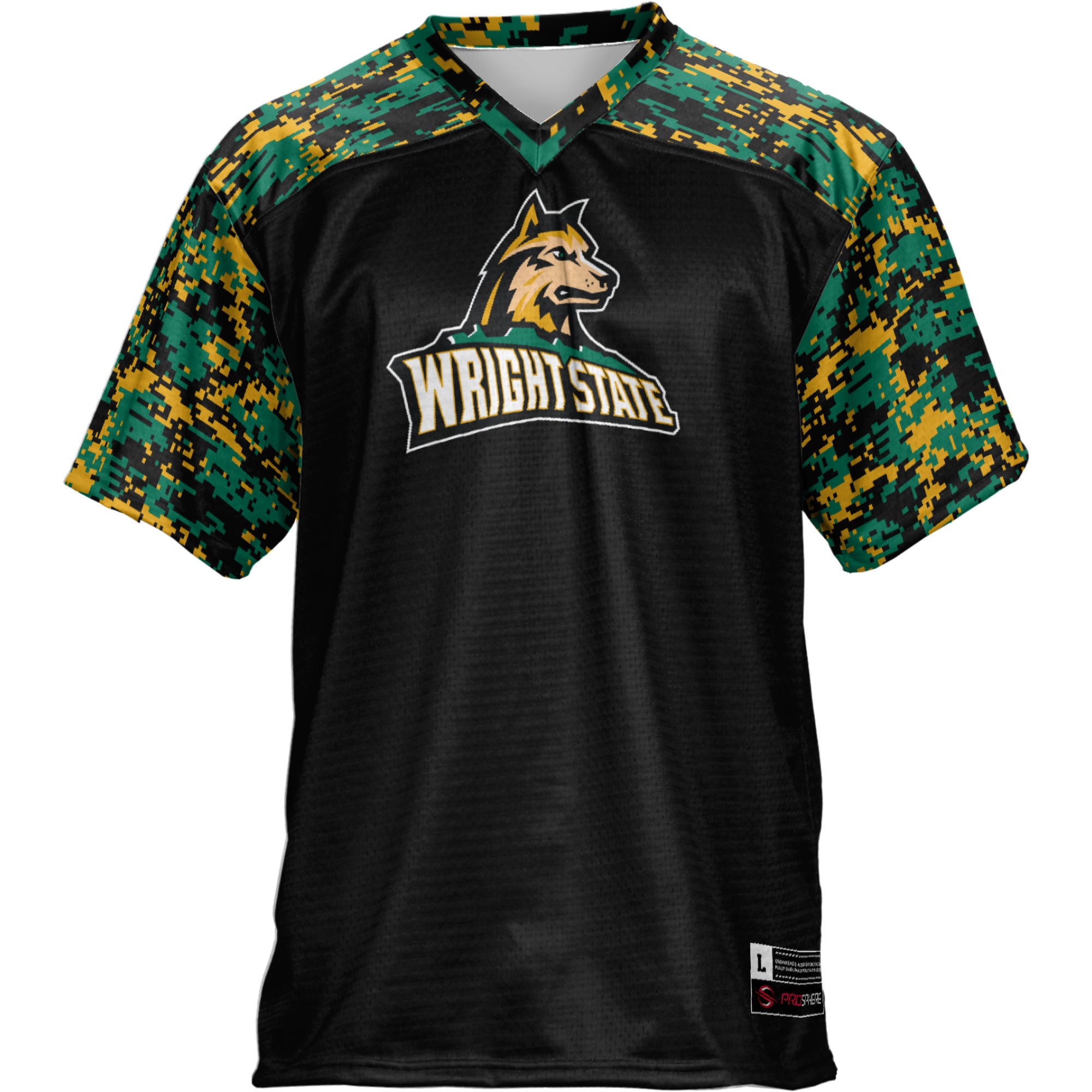 Wright State Raiders Football Jersey Black - front view