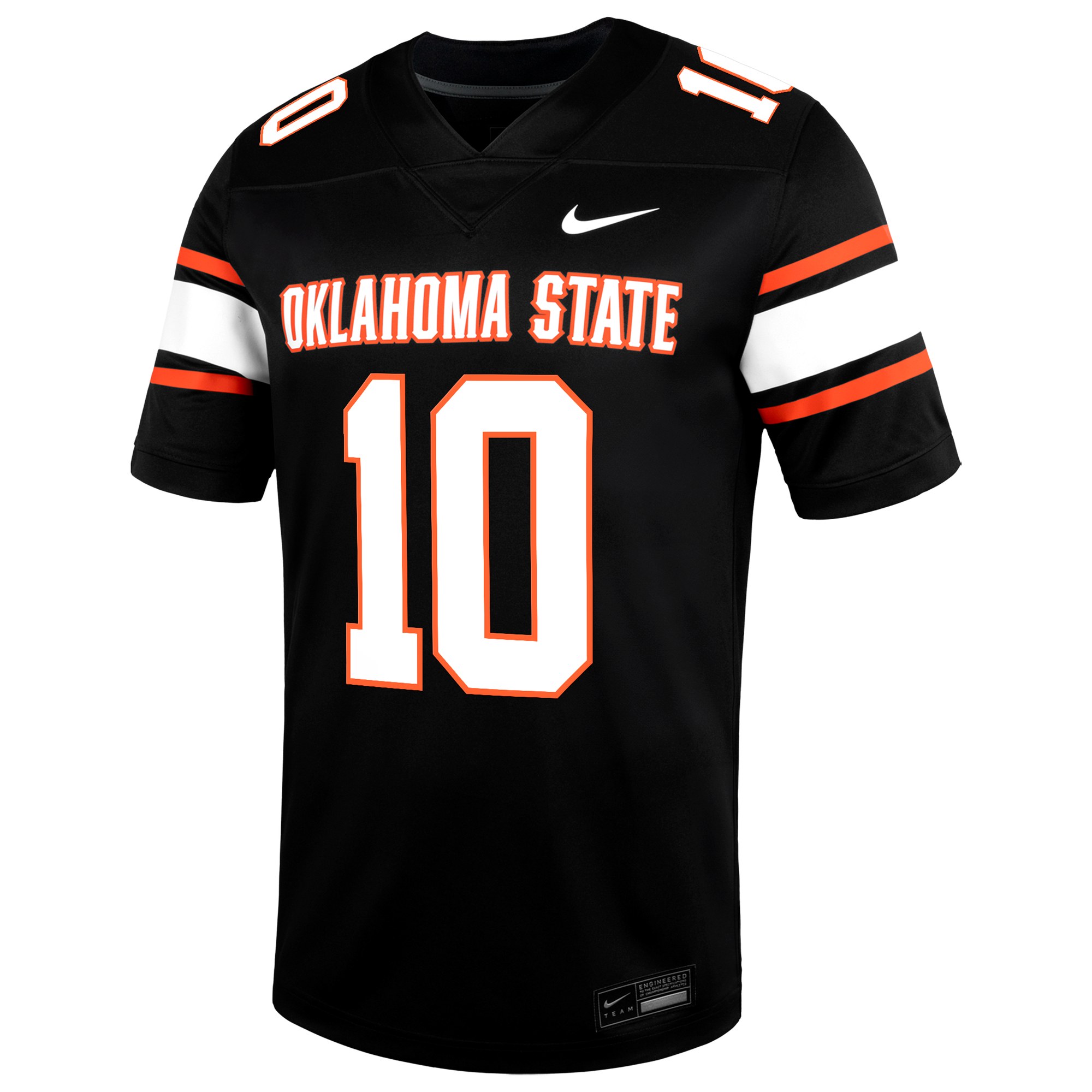 Wyatt Young Oklahoma State Cowboys Alternate Jersey Black - front view