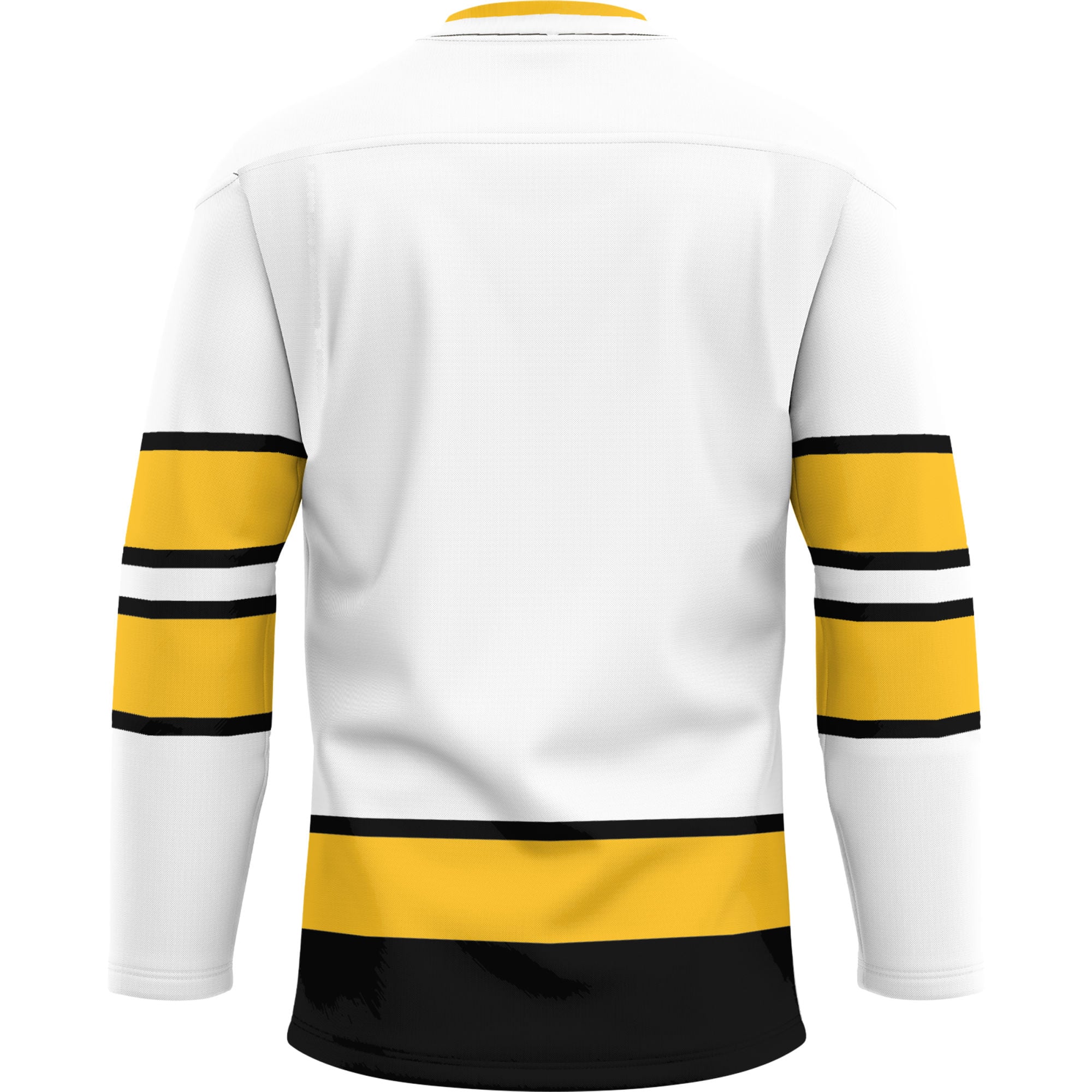Wyoming Cowboys Hockey Jersey White - back view