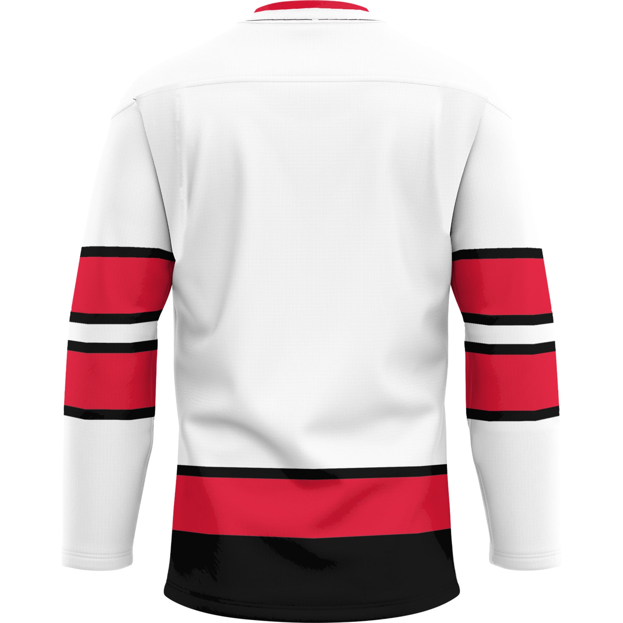 Youngstown State Penguins Hockey Jersey White - back view