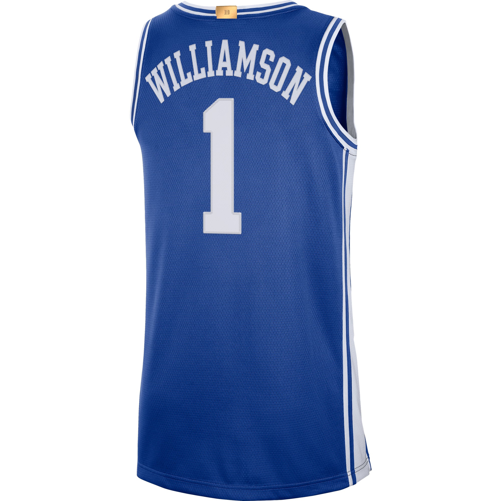 Zion Williamson Duke Blue Devils Alumni Player Basketball Jersey Royal - back view