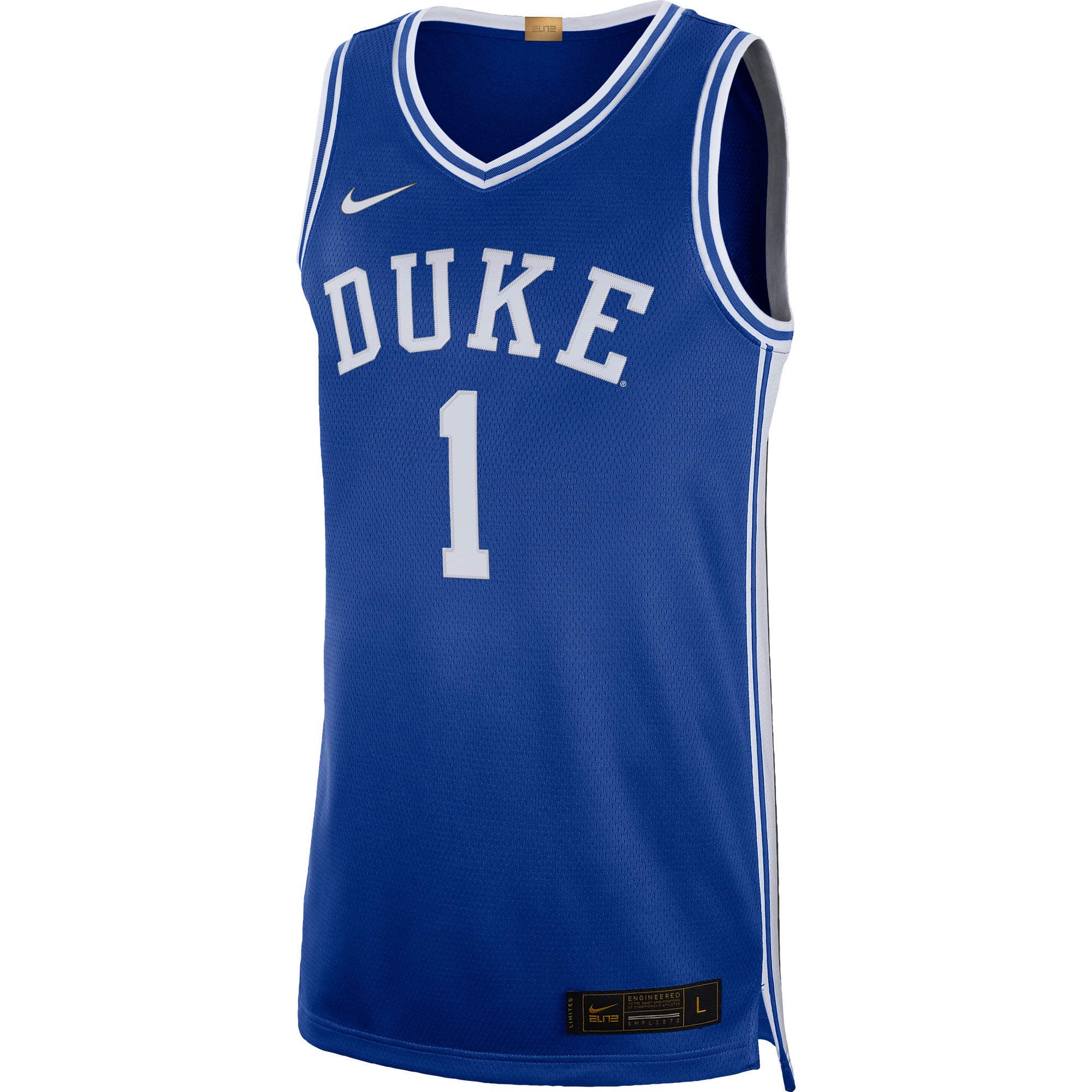 Zion Williamson Duke Blue Devils Alumni Player Basketball Jersey Royal - front view