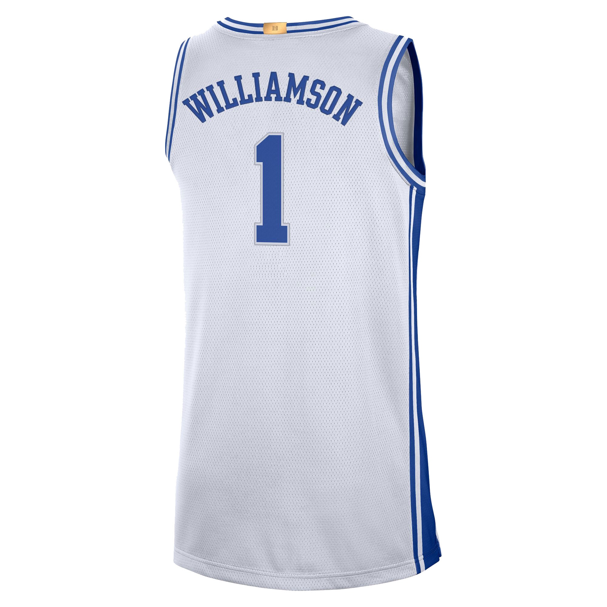 Zion Williamson Duke Blue Devils Basketball Jersey White - back view