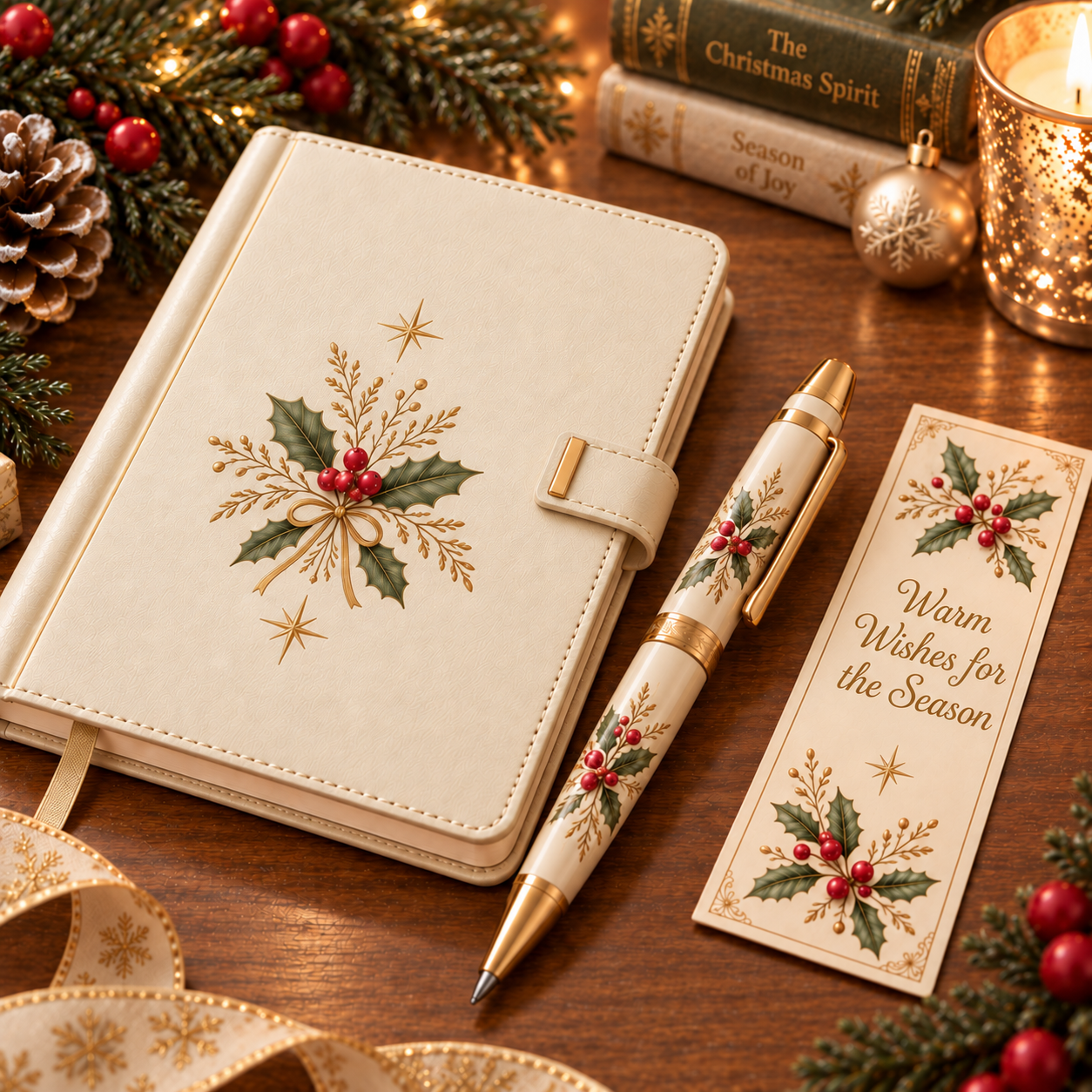 Christmas Memories™ Vintage Christmas Journal & Pen Gift Set