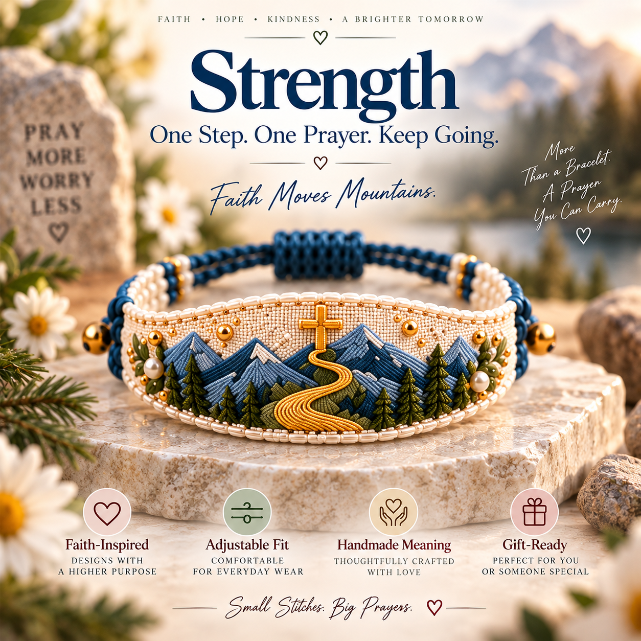 Prayer Stitch DIY Prayer Bracelet Kit – A Little Prayer in Every Stitch