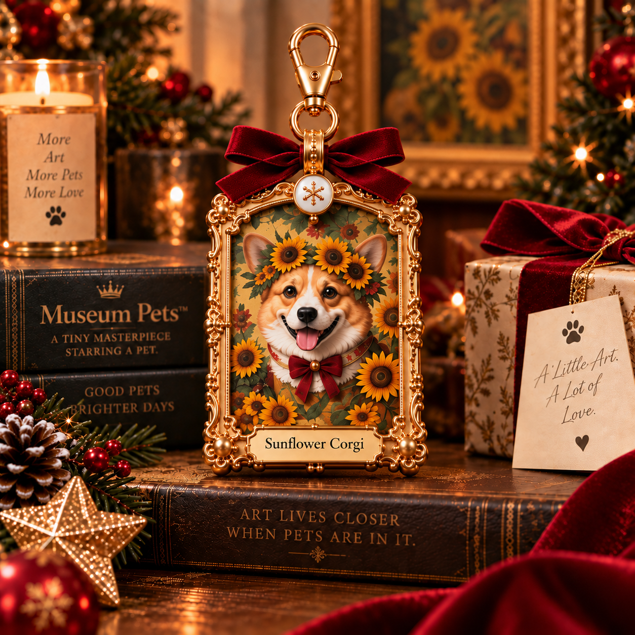 Museum Pets™ Mini Framed Pet Art Charm