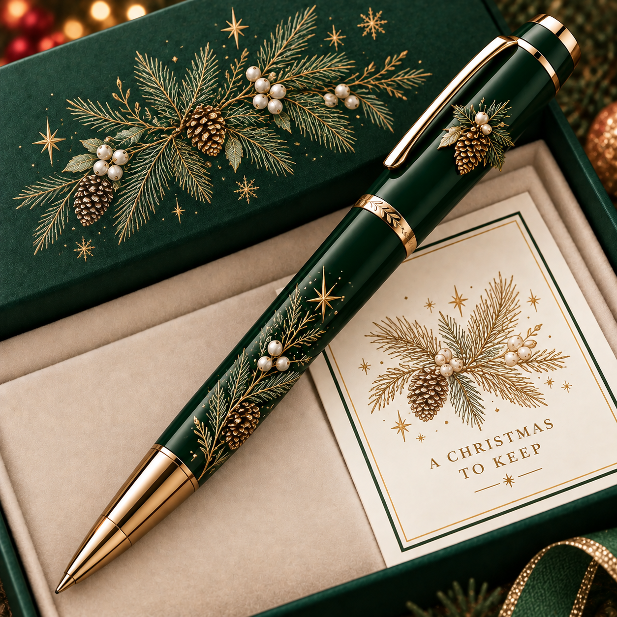 A Little Christmas Story in Bloom – Floral Keepsake Pen Collection