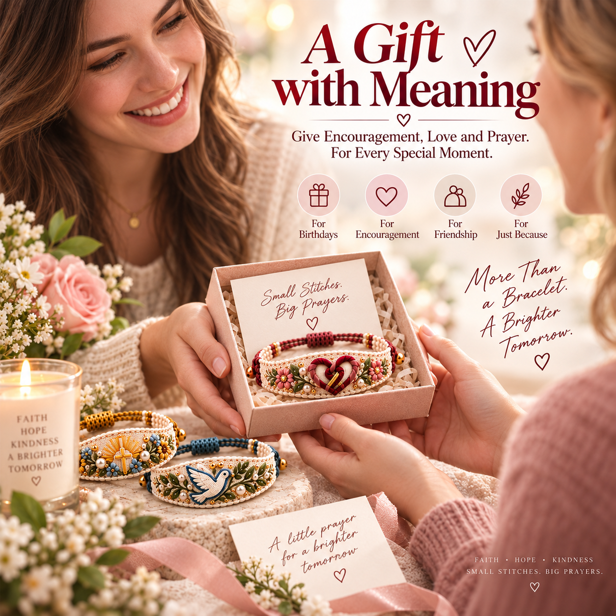 Prayer Stitch DIY Prayer Bracelet Kit – A Little Prayer in Every Stitch