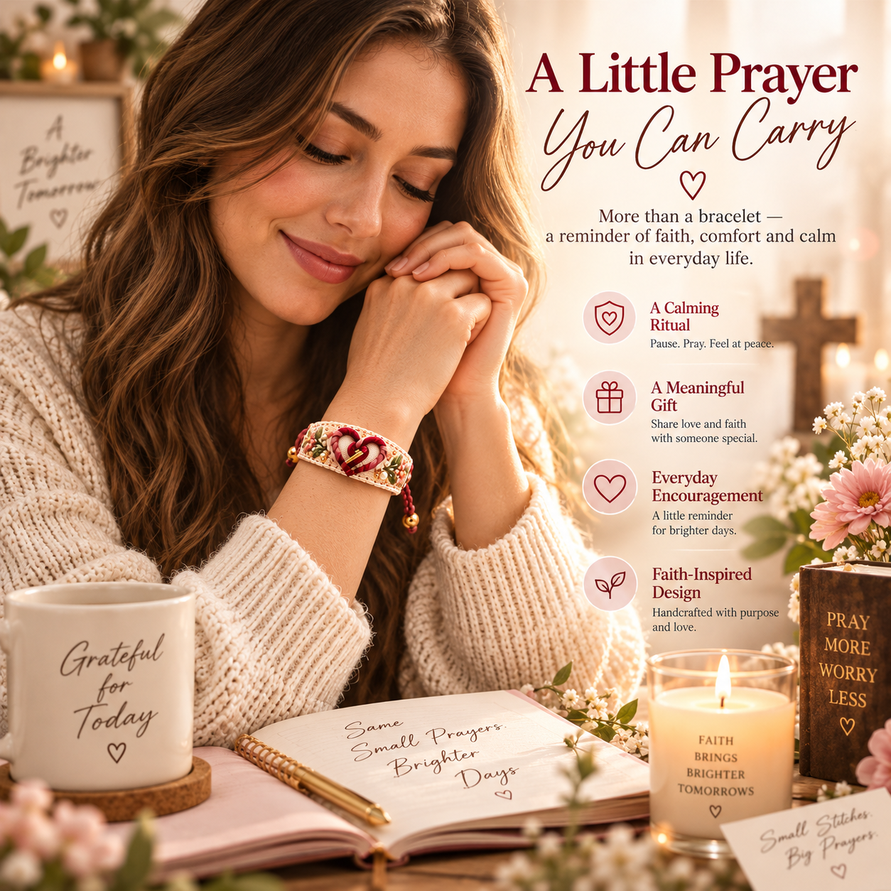 Prayer Stitch DIY Prayer Bracelet Kit – A Little Prayer in Every Stitch