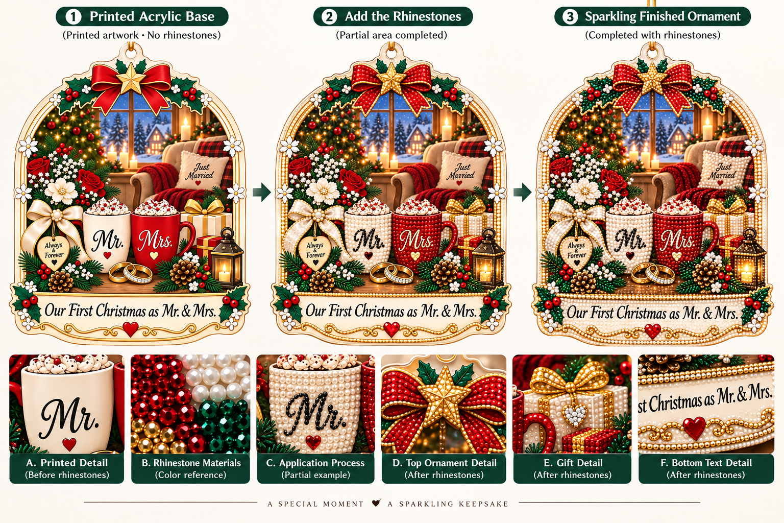 Christmas Story Diamond Art Ornament Collection