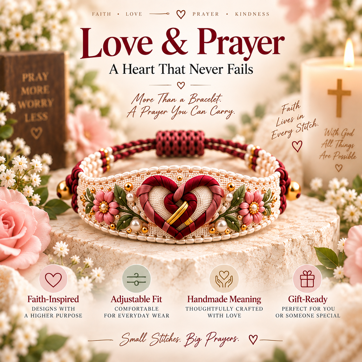 Prayer Stitch DIY Prayer Bracelet Kit – A Little Prayer in Every Stitch