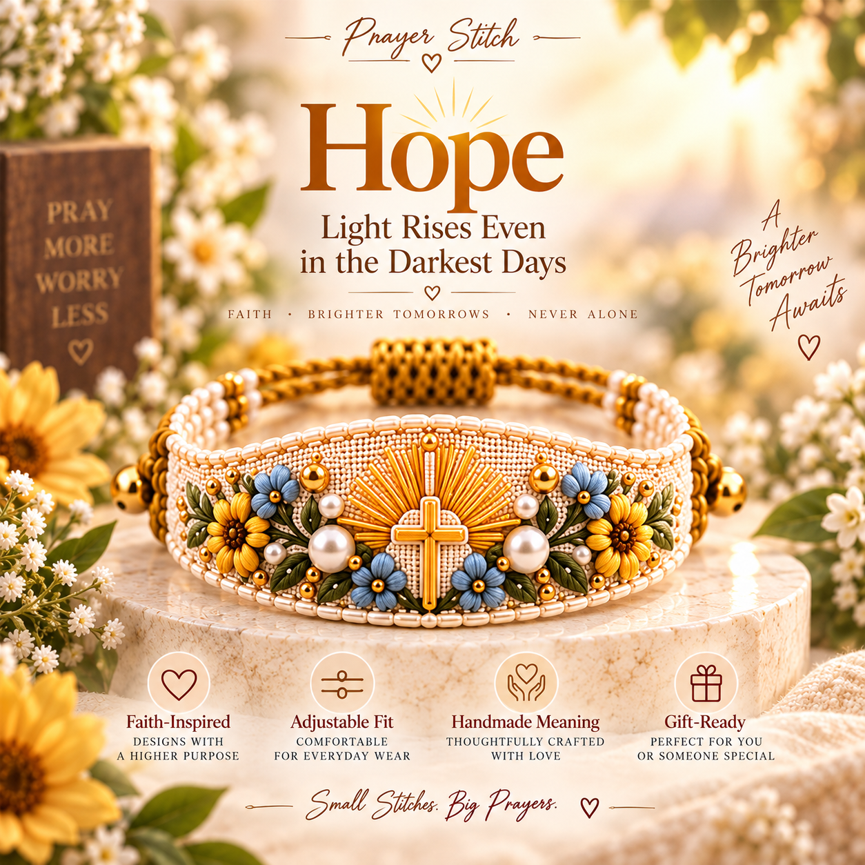 Prayer Stitch DIY Prayer Bracelet Kit – A Little Prayer in Every Stitch