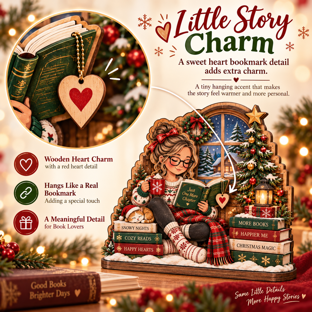 Christmas Bookworm — Cozy Reading Nook Collection