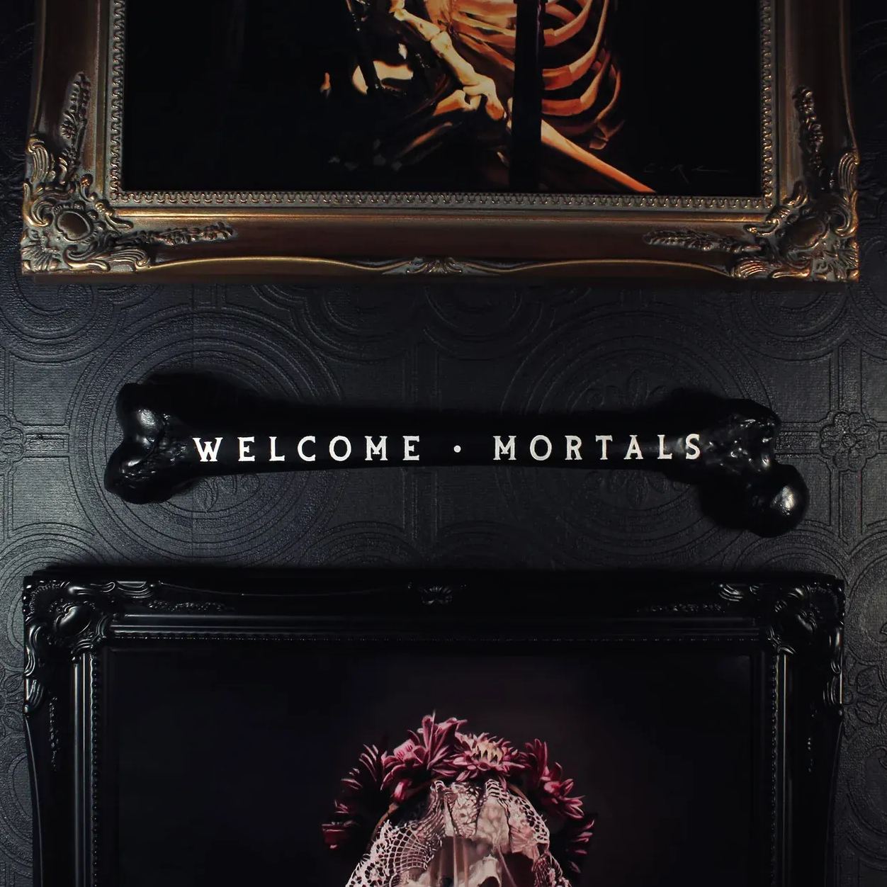 Welcome Mortals - Engraved Femur Bone