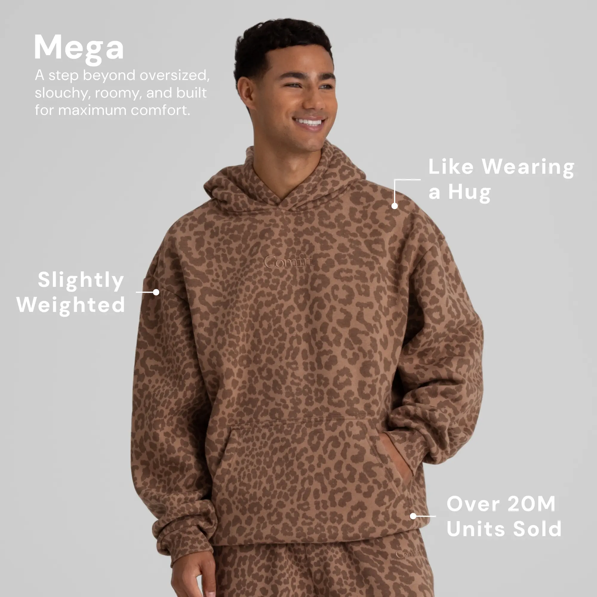 Comfrt | Signature Hoodie - Mega | Soft Comfy Roomy Everyday Essential Unisex Hoodie product image 2