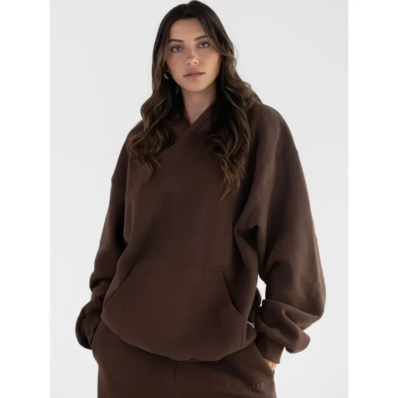 Minimalist Hoodie Mega - Walnut - XS